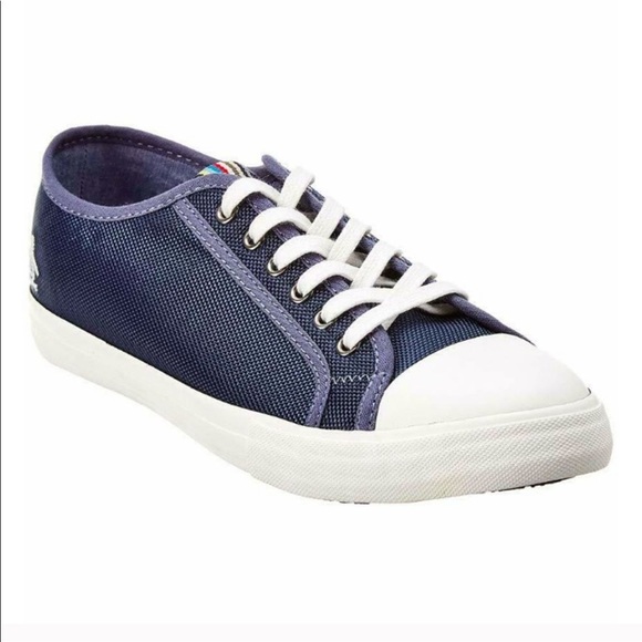 💚Penguin Mick Low Top Blue Canvas Sneaker Size 10 - Picture 1 of 10